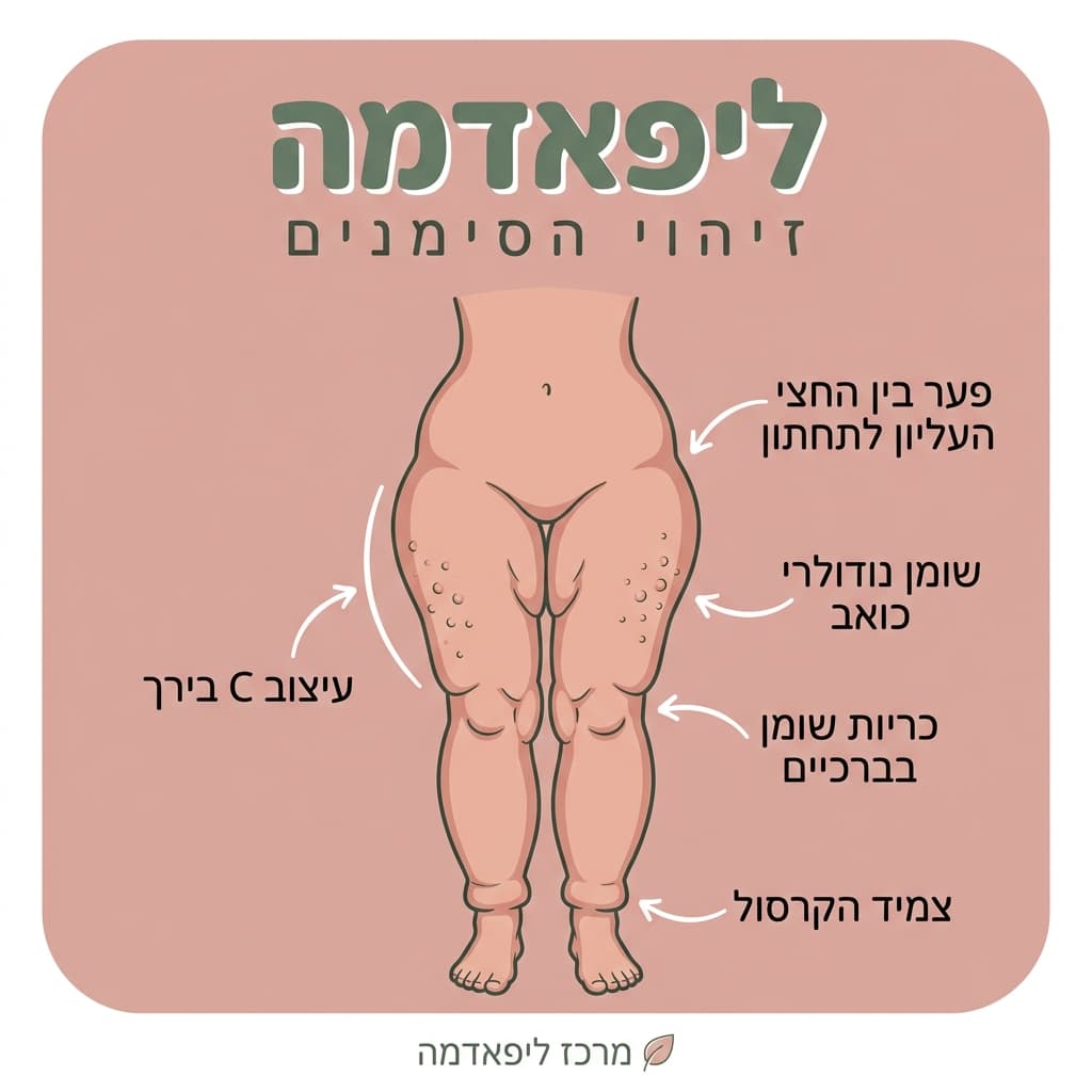 אינפוגרפיקה – זיהוי סימני ליפאדמה
